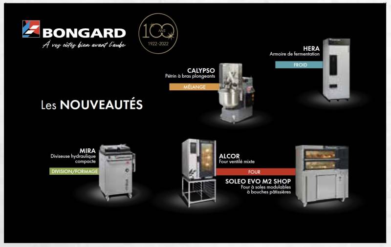 Opérations Spéciales sur le matériel de boulangerie et de pâtisserie pour les 100 ans de BONGARD