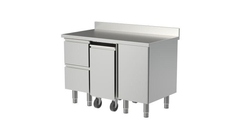 Tours pâtissiers inox de 1 à 5 portes réfrigérés