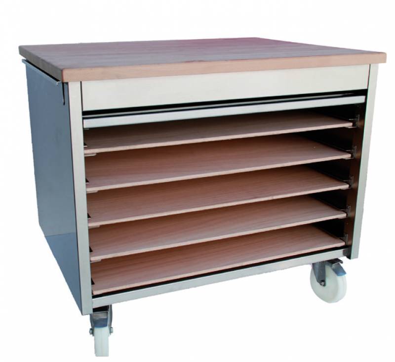 Parisien ouvert avec Tiroir à compartiments réglables à céréales