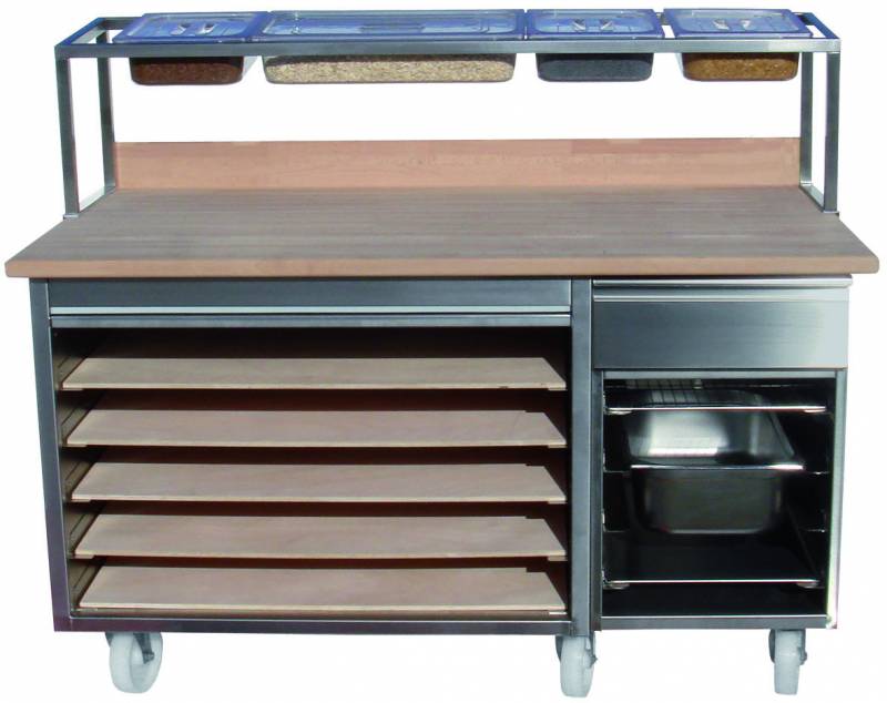 Parisien 5 Niveaux pour pains spéciaux Bacs à ingrédients