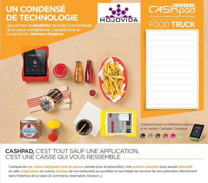 CASHPAD pour FOOD TRUCK Sud de la France, Aix en Provence Food Street Dark Kitchen