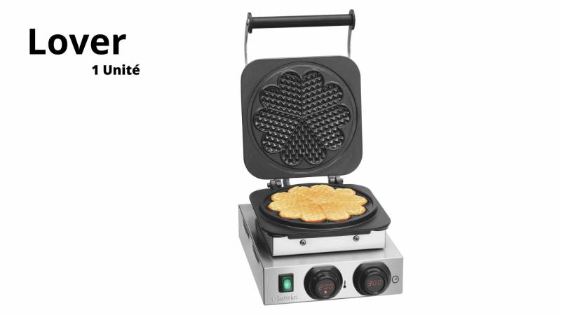 Lover 1 unité Concept Gaufres - SNACKGAUFRE LOVERS La nouvelle possibilité de SNACKING - Gaufres Cœurs 1 ou 2 unités