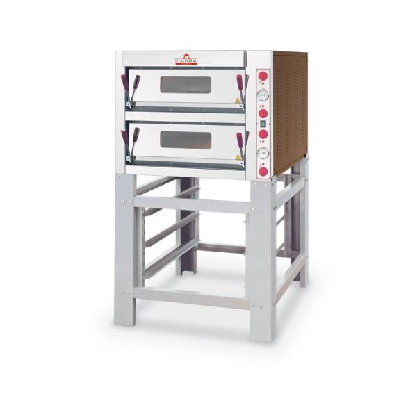 Four à pizza électrique 2 Etages de 4 Pizzas, soit 8 Pizzas