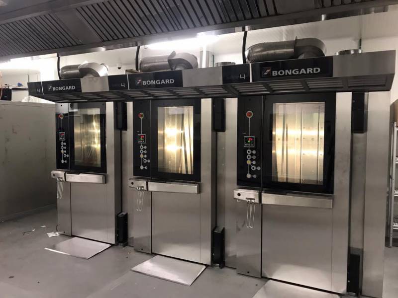 Alignement de Fours Rotatifs 864 BONGARD à économie d'énergie