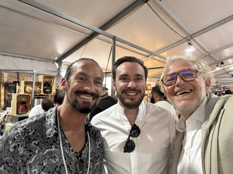 Gaël Claviére, Anthony Coquereau, Rodolph Kleinmann ( directeur commércial chez Bread Land ) 