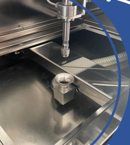 découpe jet d'eau chocolat