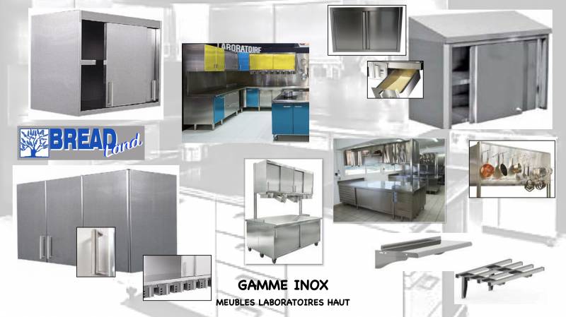 Meubles Inox de laboratoires pâtisserie sur mesure Bas