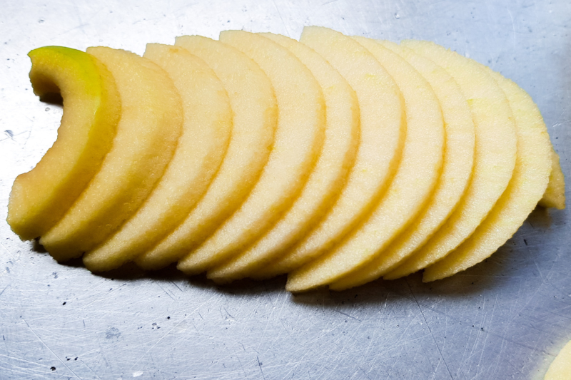 Pomme Tranchée automatiquement par MAJOR 2.0 de chez Spiral