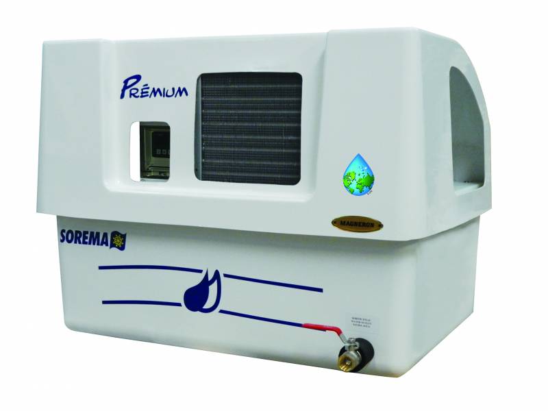 Refroidisseur d'eau à accumulation très compact pour petit laboratoire de boulangerie PREMIUM 260 SOREMA