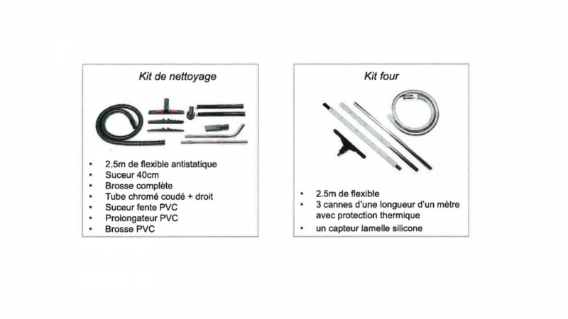 Aspirateur Professionnel spécial boulangerie