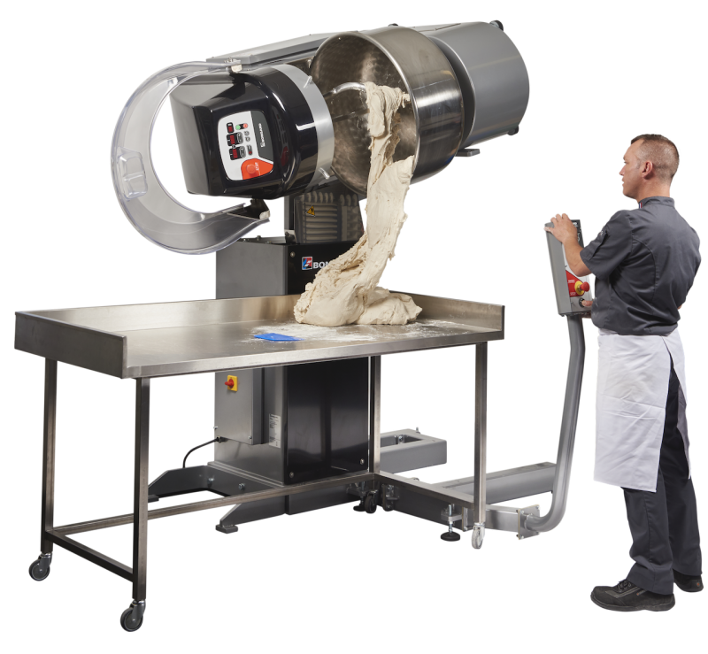 Pétrin spirale professionnel SPI EVO BONGARD pour pétrir de 2 à 200 kg de pate à pain