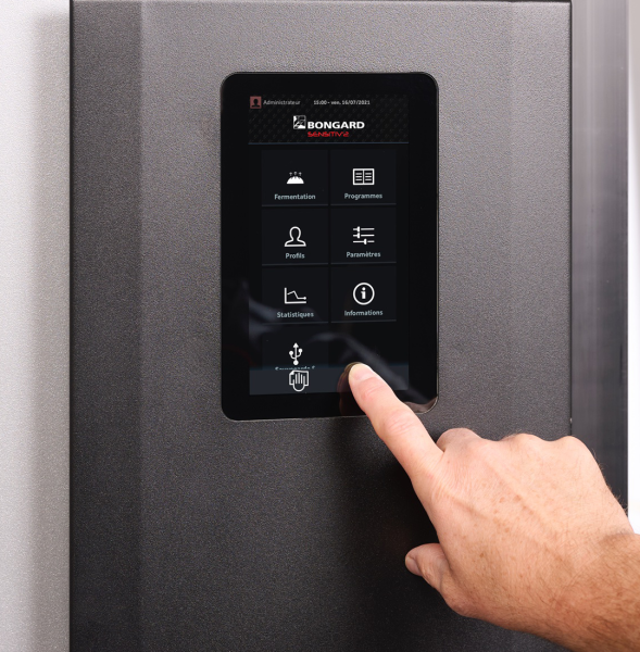 Commande intuitiv' sur chambre de fermentation controlée BONGARD type BFC EvO