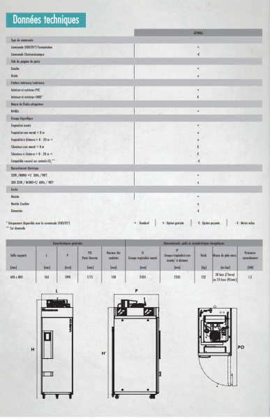Armoire de blocage ATHENA BONGARD pour un Process PANEOTRAD ou Blocage de pâte.