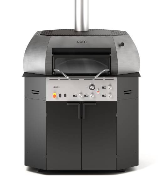 Four à Pizza à sole tournante Helios Gris