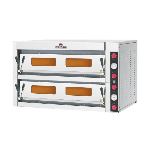 Four à pizza électrique deux étages de 6 pizzas soit 12 Pizzas