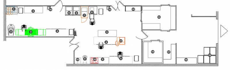 Conception d'un laboratoire centralisé de boulangerie viennoiserie pâtisserie chocolat glace snacking